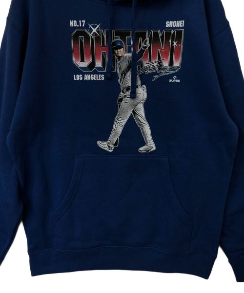 INDEPENDENT（インディペンデント）INDEPENDENT (インディペンデント) プルオーバーパーカー ブルー サイズ:Mの古着・服飾アイテム