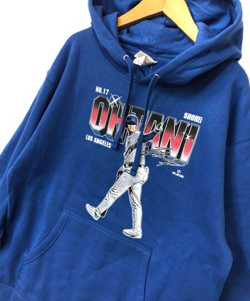 INDEPENDENT（インディペンデント）INDEPENDENT (インディペンデント) プルオーバーパーカー ブルー サイズ:Mの古着・服飾アイテム
