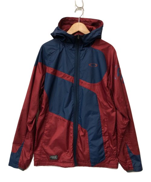 OAKLEY（オークリー）OAKLEY (オークリー) ゴルフウェア(トップス) レッド×ネイビー サイズ:Mの古着・服飾アイテム