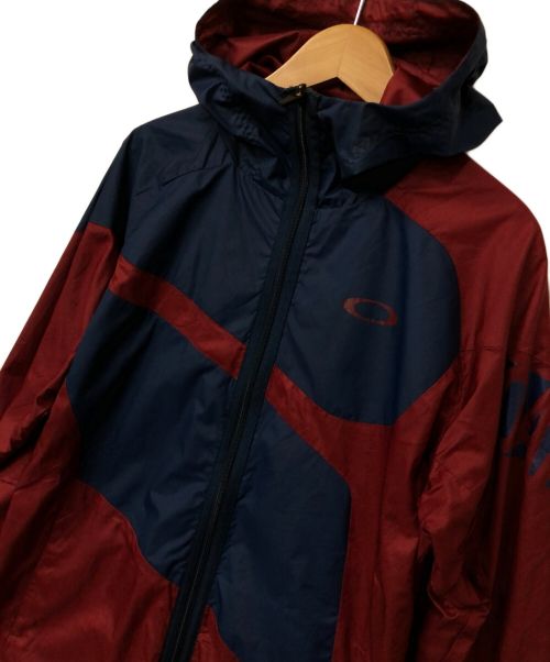 OAKLEY（オークリー）OAKLEY (オークリー) ゴルフウェア(トップス) レッド×ネイビー サイズ:Mの古着・服飾アイテム
