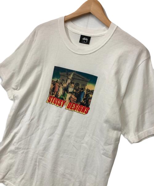 stussy（ステューシー）stussy (ステューシー) Tシャツ ホワイト サイズ:Mの古着・服飾アイテム