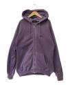 ）の古着「ジップパーカー」｜パープル