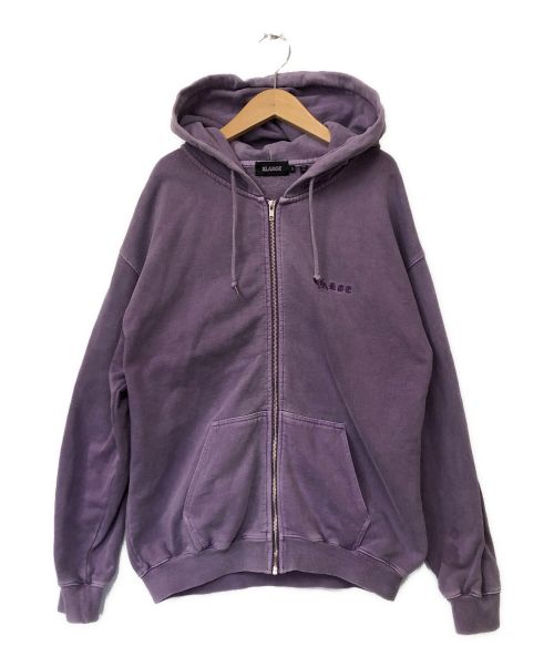 X-LARGE（エクストララージ）X-LARGE (エクストララージ) ジップパーカー パープル サイズ:Mの古着・服飾アイテム