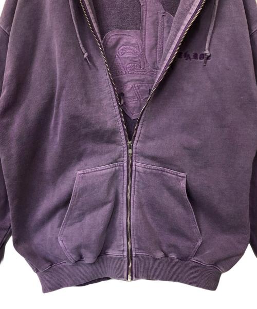 X-LARGE（エクストララージ）X-LARGE (エクストララージ) ジップパーカー パープル サイズ:Mの古着・服飾アイテム