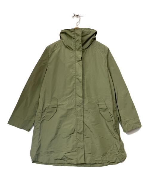 自由区（ジユウク）自由区 (ジユウク) フーデットナイロンコート グリーン サイズ:38 未使用品の古着・服飾アイテム