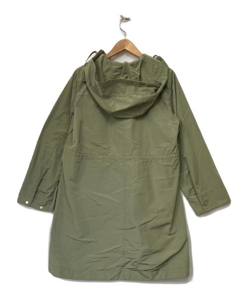 自由区（ジユウク）自由区 (ジユウク) フーデットナイロンコート グリーン サイズ:38 未使用品の古着・服飾アイテム