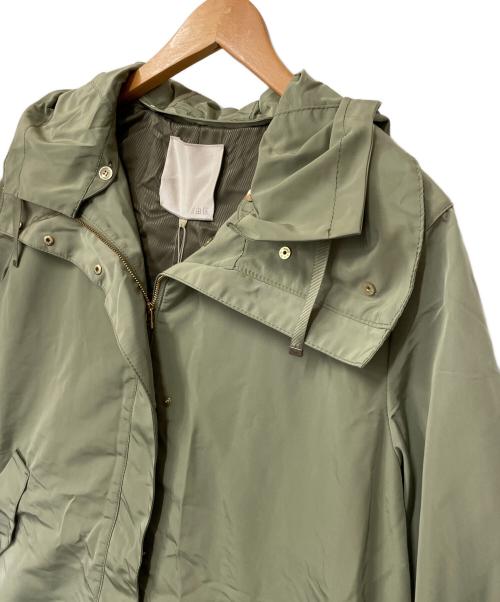 自由区（ジユウク）自由区 (ジユウク) フーデットナイロンコート グリーン サイズ:38 未使用品の古着・服飾アイテム
