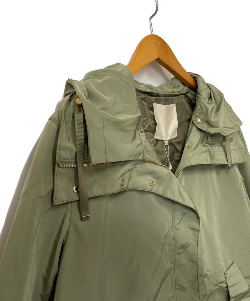 自由区（ジユウク）自由区 (ジユウク) フーデットナイロンコート グリーン サイズ:38 未使用品の古着・服飾アイテム