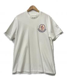 MONCLER（モンクレール）の古着「ロゴTシャツ」｜ホワイト