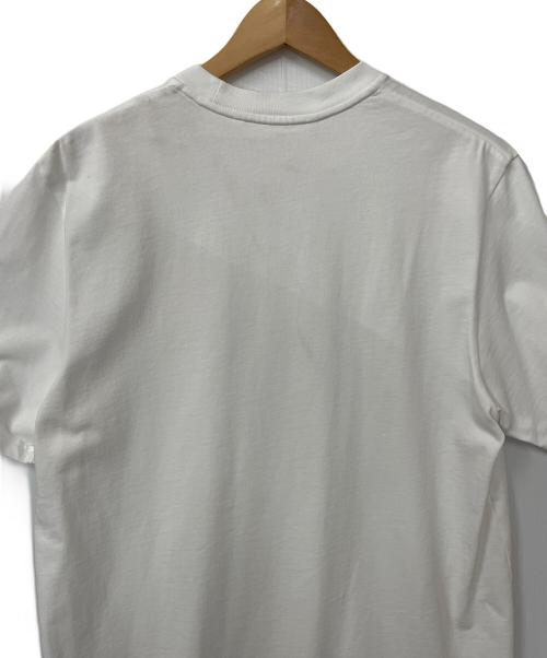 MONCLER（モンクレール）MONCLER (モンクレール) ロゴTシャツ ホワイト サイズ:Mの古着・服飾アイテム