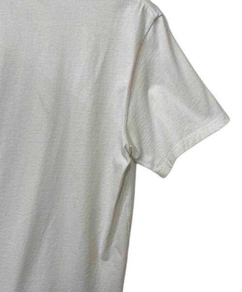 MONCLER（モンクレール）MONCLER (モンクレール) ロゴTシャツ ホワイト サイズ:Mの古着・服飾アイテム