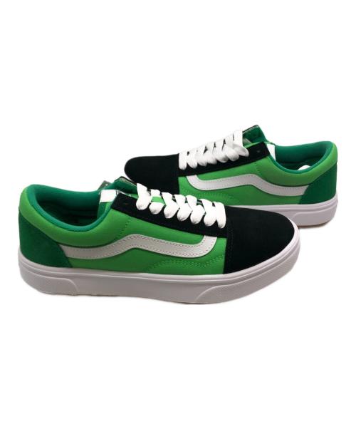 MIN-NANO × Vans New Jazz（ミンナノ × バンズ ニュージャズ）MIN-NANO × Vans New Jazz (ミンナノ × バンズ ニュージャズ) スニーカー グリーン サイズ:27.5の古着・服飾アイテム