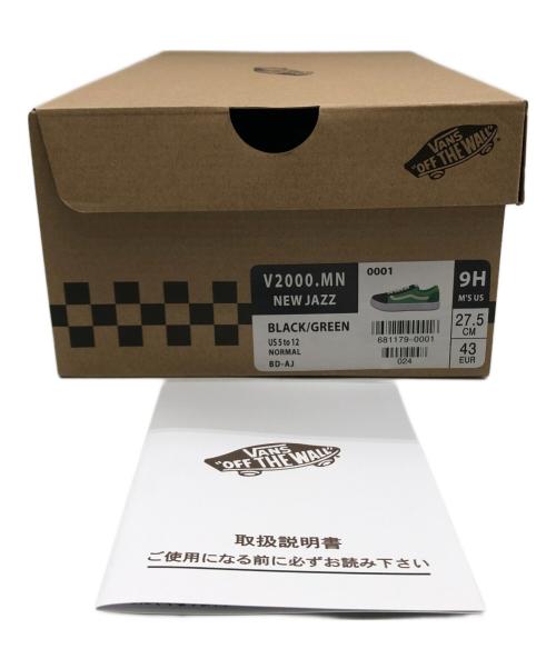 MIN-NANO × Vans New Jazz（ミンナノ × バンズ ニュージャズ）MIN-NANO × Vans New Jazz (ミンナノ × バンズ ニュージャズ) スニーカー グリーン サイズ:27.5の古着・服飾アイテム