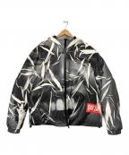 DIESELディーゼル）の古着「中綿ジャケット」｜ライトグレー