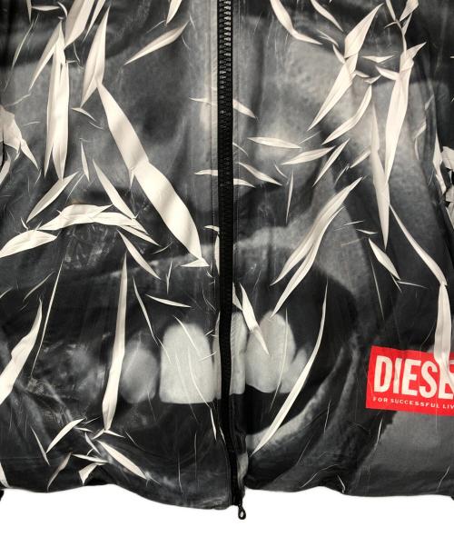 DIESEL（ディーゼル）DIESEL (ディーゼル) 中綿ジャケット ライトグレー サイズ:48の古着・服飾アイテム