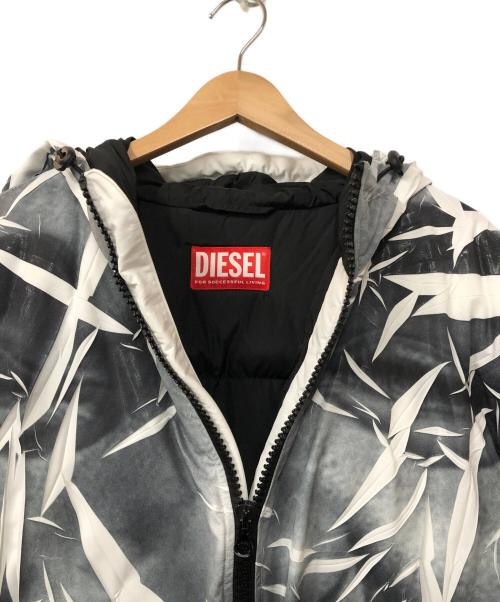 DIESEL（ディーゼル）DIESEL (ディーゼル) 中綿ジャケット ライトグレー サイズ:48の古着・服飾アイテム