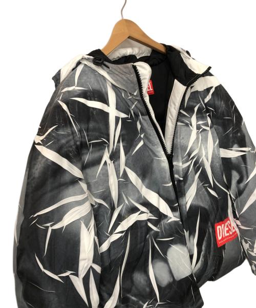 DIESEL（ディーゼル）DIESEL (ディーゼル) 中綿ジャケット ライトグレー サイズ:48の古着・服飾アイテム