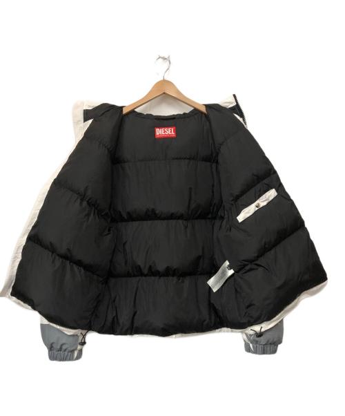 DIESEL（ディーゼル）DIESEL (ディーゼル) 中綿ジャケット ライトグレー サイズ:48の古着・服飾アイテム