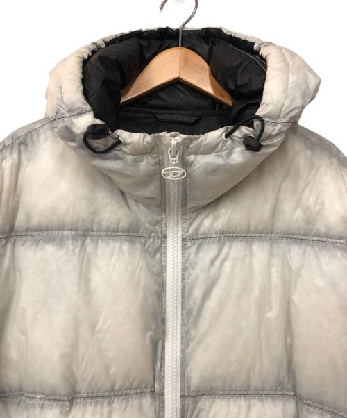 DIESEL（ディーゼル）DIESEL (ディーゼル) ダウンジャケット ベージュ サイズ:48の古着・服飾アイテム