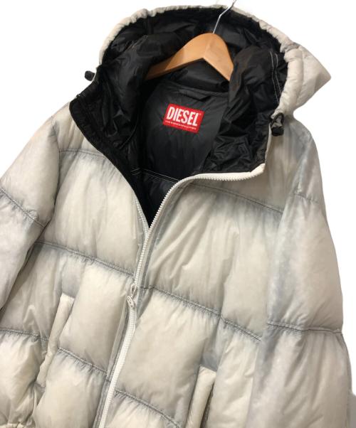 DIESEL（ディーゼル）DIESEL (ディーゼル) ダウンジャケット ベージュ サイズ:48の古着・服飾アイテム