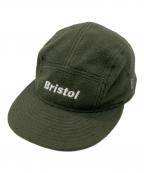 New Era×F.C.R.B.ニューエラ×エフシーレアルブリストル）の古着「キャップ」｜オリーブ