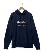 F.C.R.B.エフシーレアルブリストル）の古着「プルオーバーパーカー」｜ネイビー