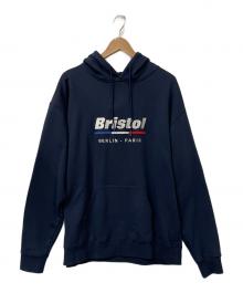 F.C.R.B.（エフシーレアルブリストル）の古着「プルオーバーパーカー」｜ネイビー