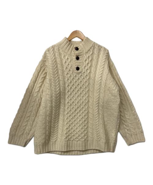 L.L.Bean（エルエルビーン）L.L.Bean (エルエルビーン) フィッシャーマンセーター ホワイト サイズ:XLの古着・服飾アイテム