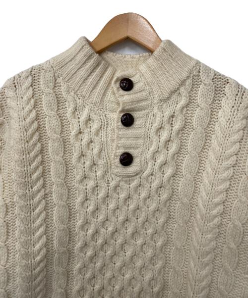 L.L.Bean（エルエルビーン）L.L.Bean (エルエルビーン) フィッシャーマンセーター ホワイト サイズ:XLの古着・服飾アイテム