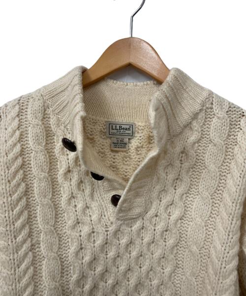 L.L.Bean（エルエルビーン）L.L.Bean (エルエルビーン) フィッシャーマンセーター ホワイト サイズ:XLの古着・服飾アイテム