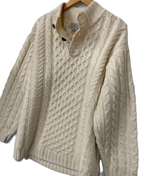 L.L.Bean（エルエルビーン）L.L.Bean (エルエルビーン) フィッシャーマンセーター ホワイト サイズ:XLの古着・服飾アイテム