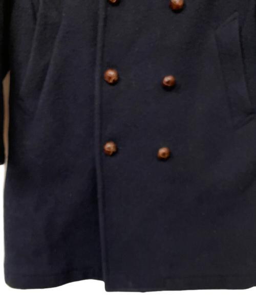 DANTON（ダントン）DANTON (ダントン) ウールモッサ ラウンドカラーコート ネイビー サイズ:UK34の古着・服飾アイテム