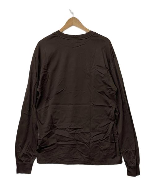 STONE ISLAND（ストーンアイランド）STONE ISLAND (ストーンアイランド) ロングスリーブTシャツ ブラウン サイズ:XLの古着・服飾アイテム