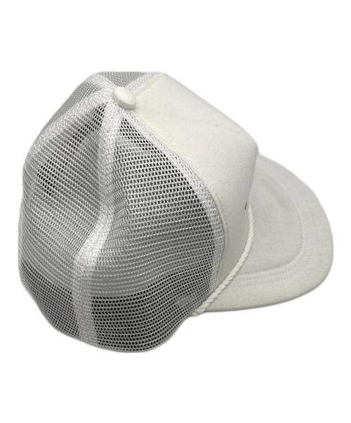 THE H.W.DOG&CO（ザエイチダブリュードッグアンドコー）THE H.W.DOG&CO (ザ エイチダブリュウ ドッグアンドコー) メッシュキャップ ホワイトの古着・服飾アイテム