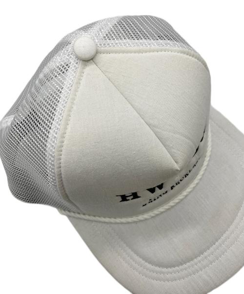 THE H.W.DOG&CO（ザエイチダブリュードッグアンドコー）THE H.W.DOG&CO (ザ エイチダブリュウ ドッグアンドコー) メッシュキャップ ホワイトの古着・服飾アイテム