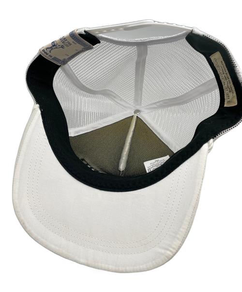 THE H.W.DOG&CO（ザエイチダブリュードッグアンドコー）THE H.W.DOG&CO (ザ エイチダブリュウ ドッグアンドコー) メッシュキャップ ホワイトの古着・服飾アイテム