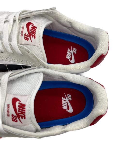 NIKE SB（ナイキエスビー）NIKE SB (ナイキエスビー) スニーカー ホワイト×レッド サイズ:28の古着・服飾アイテム