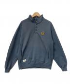 Schottショット）の古着「ハーフボタンスウェット」｜ネイビー