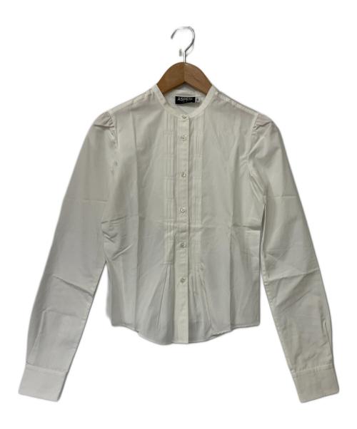 ASPESI（アスペジ）ASPESI (アスペジ) ノーカラーシャツ ホワイト サイズ:SIZE 38の古着・服飾アイテム
