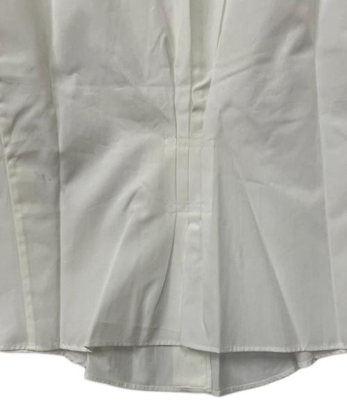 ASPESI（アスペジ）ASPESI (アスペジ) ノーカラーシャツ ホワイト サイズ:SIZE 38の古着・服飾アイテム