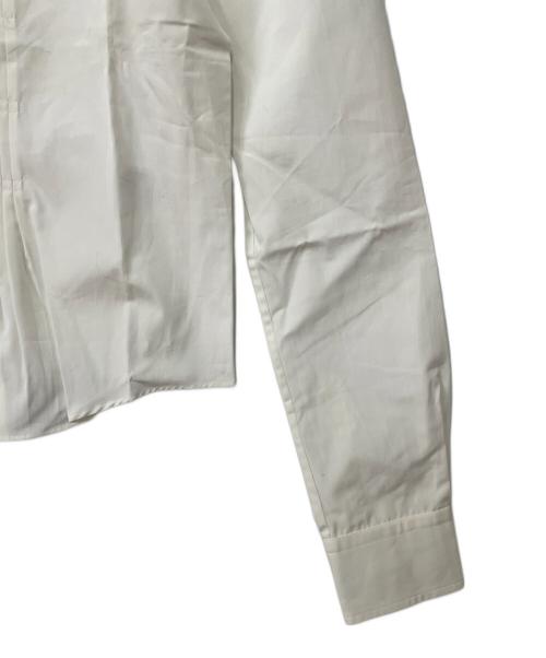 ASPESI（アスペジ）ASPESI (アスペジ) ノーカラーシャツ ホワイト サイズ:SIZE 38の古着・服飾アイテム