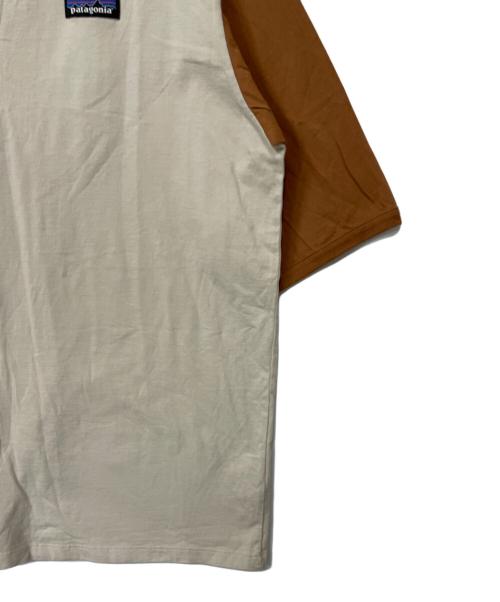 Patagonia（パタゴニア）Patagonia (パタゴニア) Tシャツ ブラウン×ベージュ サイズ:Mの古着・服飾アイテム