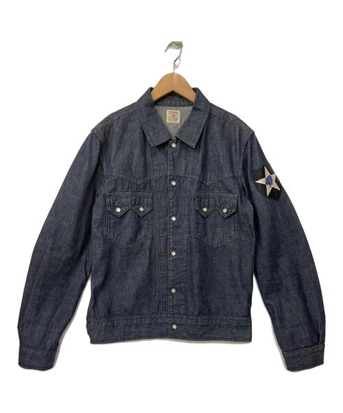 TCB jeans（ティーシービー ジーンズ）TCB jeans (ティーシービー ジーンズ) ランチマンデニムシャツ ネイビー サイズ:不明の古着・服飾アイテム