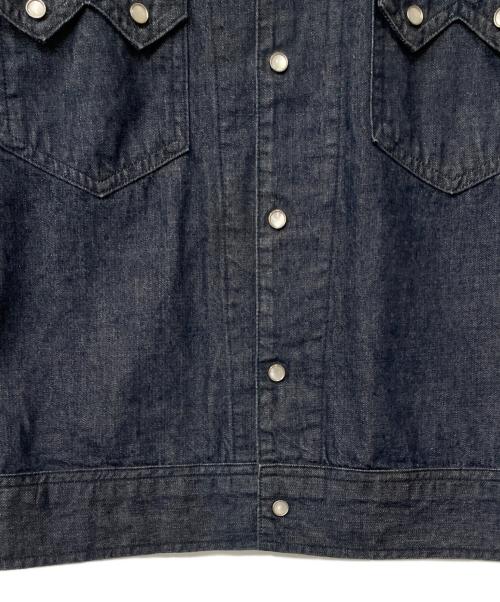 TCB jeans（ティーシービー ジーンズ）TCB jeans (ティーシービー ジーンズ) ランチマンデニムシャツ ネイビー サイズ:不明の古着・服飾アイテム