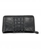 CROCODILEクロコダイル）の古着「長財布」｜ブラック