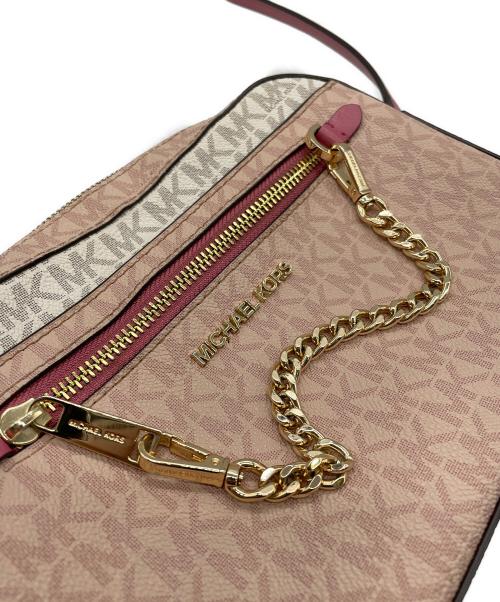 MICHAEL KORS（マイケル・コース）MICHAEL KORS (マイケルコース) ショルダーバッグ ピンクの古着・服飾アイテム