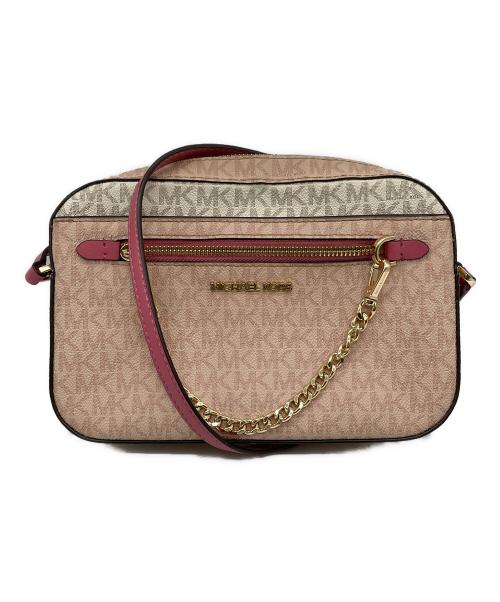 MICHAEL KORS（マイケル・コース）MICHAEL KORS (マイケルコース) ショルダーバッグ ピンクの古着・服飾アイテム