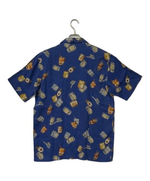 PAPAS ISLAND（パパス アイランド）PAPAS ISLAND (パパス アイランド) 半袖シャツ ブルー サイズ:Mの古着・服飾アイテム
