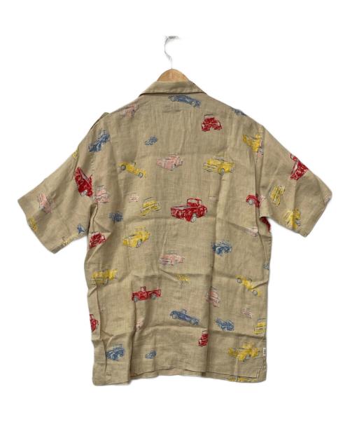 PAPAS ISLAND（パパス アイランド）PAPAS ISLAND (パパスアイランド) 半袖シャツ ベージュ サイズ:Mの古着・服飾アイテム