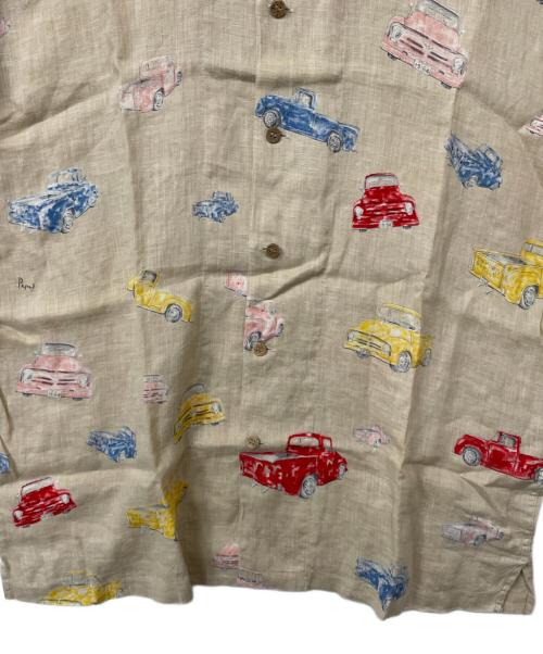 PAPAS ISLAND（パパス アイランド）PAPAS ISLAND (パパスアイランド) 半袖シャツ ベージュ サイズ:Mの古着・服飾アイテム